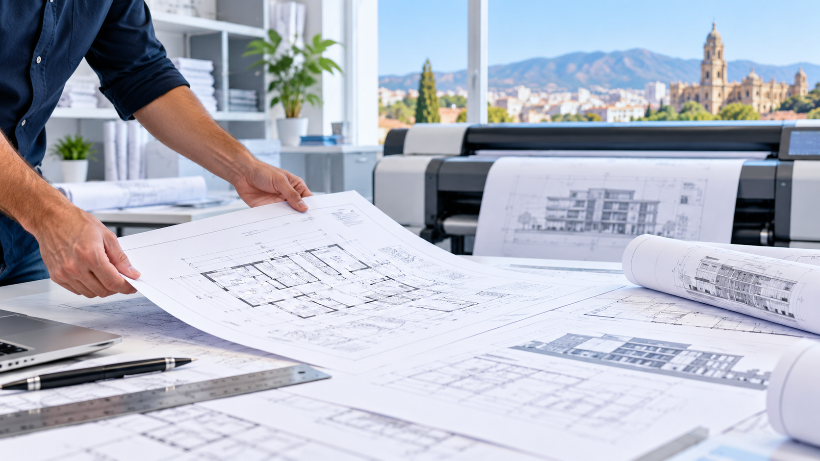 Impresión de planos y proyectos de arquitectura en Málaga